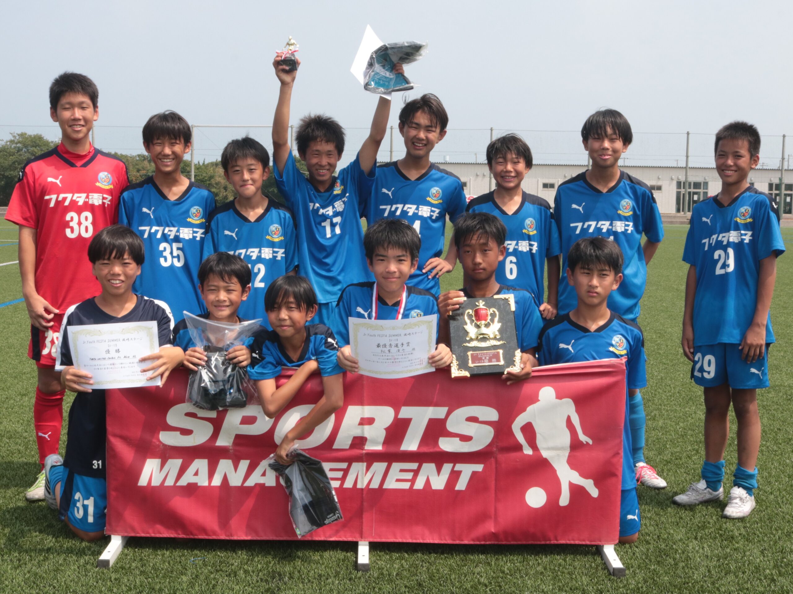 2025/8/23(土)~25(月) Jr.Youth FESTA SUMMER 2025 波崎ステージ【U-13】結果